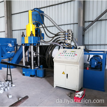 Hydraulisk automatisk metal Scissel Chips Briquette Machine